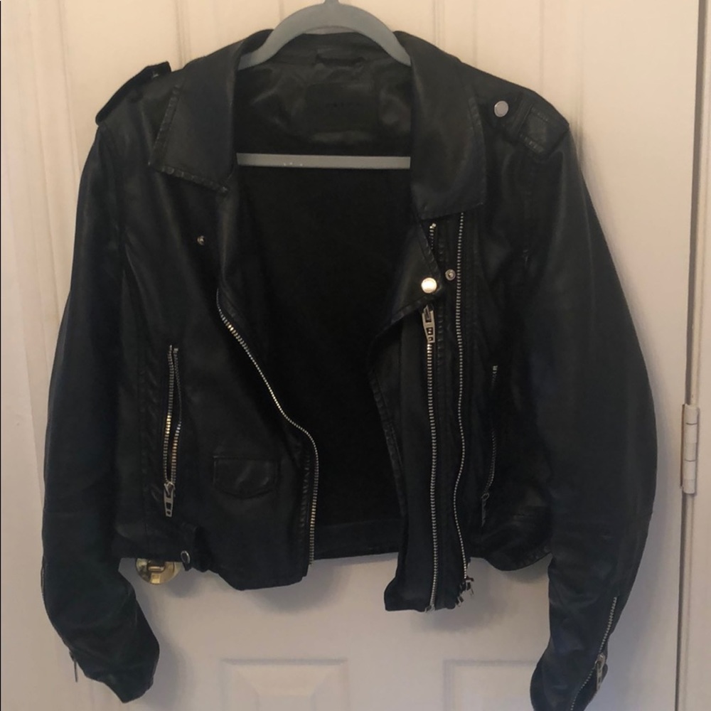 Blank NYC faux leather jacket